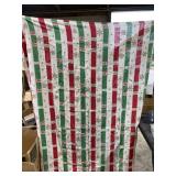 Noel Table Cloth and Vintage Fabric