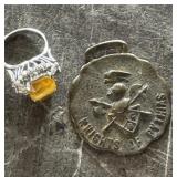 Cocktail Ring and Watch Fob