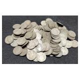 100 Silver War Nickels