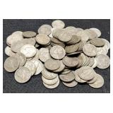100 Silver War Nickels