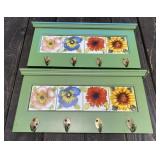 Floral Coat Hooks