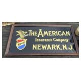 Insurance Company Glass Sign