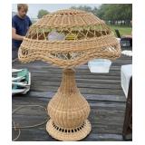 Wicker Lamp