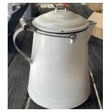 Large Granite Coffee Pot