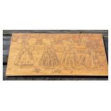 Burnt Wood Bonnet Girls