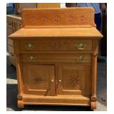 2 Door Wash Stand with Splash Back