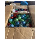 Large Box of Christmas Ornaments