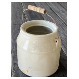 Stone Jar with Bail Handle