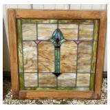 Stained Leaded Glass Frame