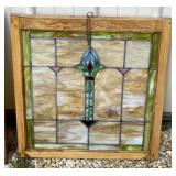 Stained Leaded Glass Frame