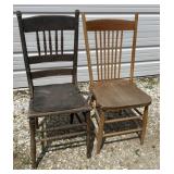 Two Antique Dining Chairs