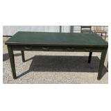 Steel Library Table with Drawers