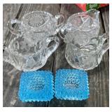 Hobnail Creamer & Sugar Set