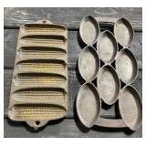 Two Cast Iron Pans