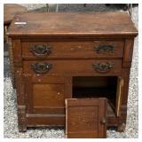 Wash Stand with Broken Door