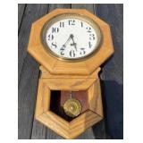 Oak Wall Clock