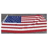 US Flag and Pole