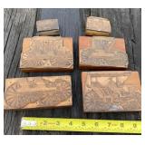 Printing Press Carriage Blocks