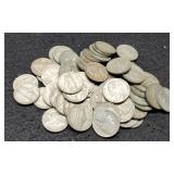66 Silver War Nickels