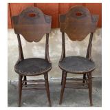 Pressed Back Dinette Chairs