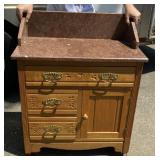 Marble Top Wash Stand