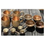 Copper Cups and Bowls