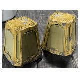 2 - Paneled Lamp Shades