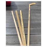 Hockey And Yard Sticks