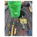 Hand Tools in Bucket
