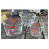 Pyrex Mixing Bowls and Cups