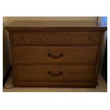 Bassett 3 Drawer Lowboy Dresser