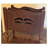 Mahogany Magazine Rack