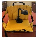 Stadium Seat and Desk Lamp