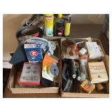 Hardware and Tools in Plastic Hamper
