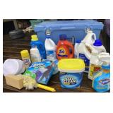Tote Full of Cleaners