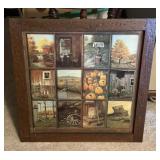 Framed Barn Print