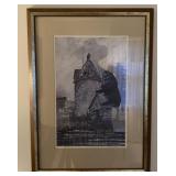 Framed Artist Signed Print