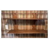 Ethan Allen Walnut Wall Shelf