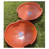 2 - Plastic Snow Sleds