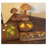 Carved Mushroom and More