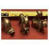 Brass Squirrels and Snail