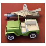 Tonka Jeep & Jet Fighter