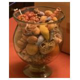 Decorative Vase and Contents