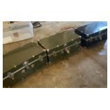 3 - Footlocker Storage Trunks & Contents