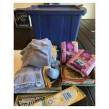 Tote Full of Bath Items