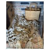 Basket Full of Macrame Rope