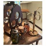 Wine Rack, Candles, Home Decor, Jars