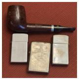 Lighters and Pipe