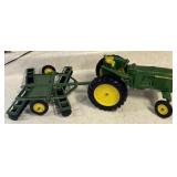 John Deere Tractor and Disk