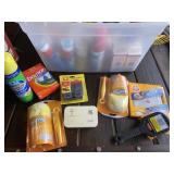 Tote Full of Housewares & Cleaners